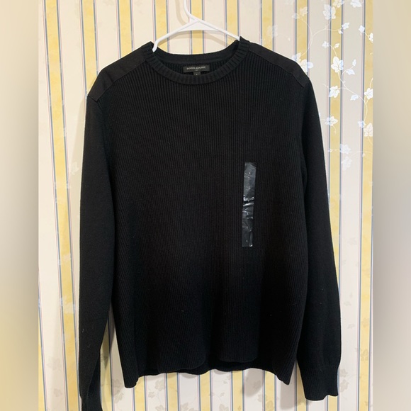 NWT Banana Republic Black Utility Sweater in Black. - Picture 11 of 11